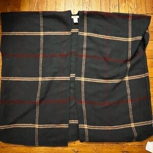 LOFT Plaid Poncho
